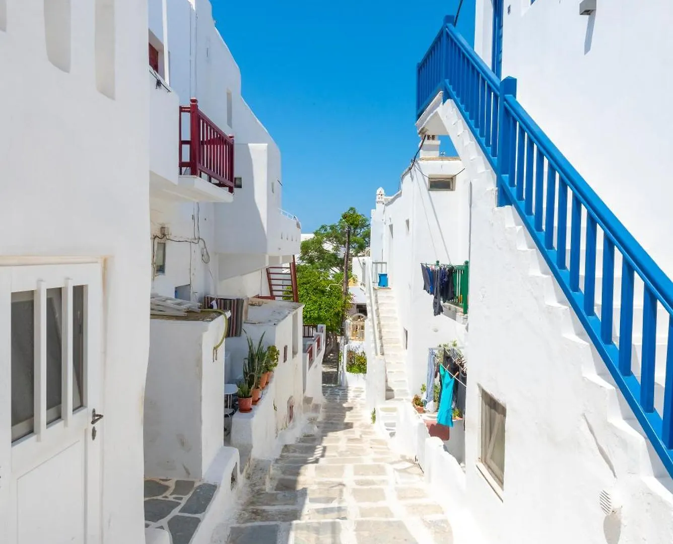 Apartament White And Grey Chora Mykonos Town